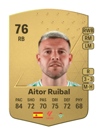 Aitor Ruibal Common 76 OVR