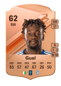 Moussa Guel Rare 62 OVR