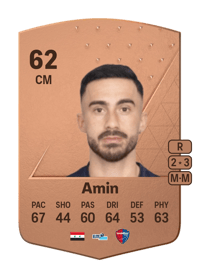 Simon Amin Common 62 OVR