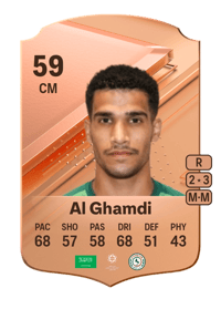 Hamed Al Ghamdi Rare 59 OVR