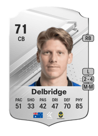 Harrison Delbridge Rare 71 OVR