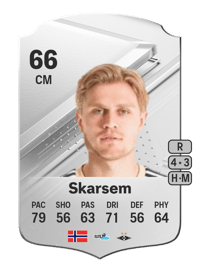 Olaus Jair Skarsem Rare 66 OVR