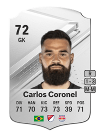 Carlos Coronel Rare 72 OVR