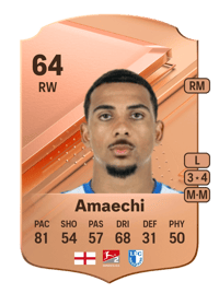 Xavier Amaechi Rare 64 OVR