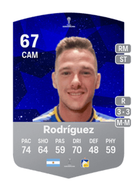 Alexis Rodríguez CONMEBOL Sudamericana 67 OVR