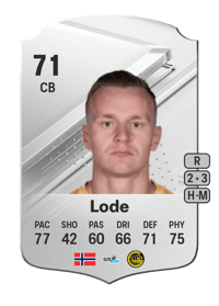 Marius Lode Rare 71 OVR
