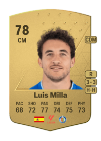 Luis Milla Common 78 OVR