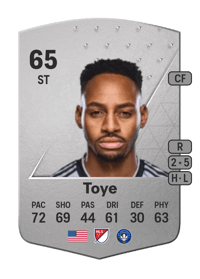 Mason Toye Common 65 OVR