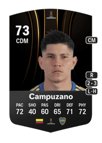 Jorman Campuzano CONMEBOL Libertadores 73 OVR