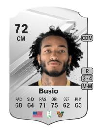 Gianluca Busio Rare 72 OVR