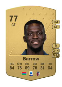 Musa Barrow Common 77 OVR