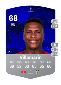Roberto Villamarín CONMEBOL Sudamericana 68 OVR