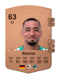 Cyrill Akono Common 63 OVR