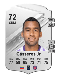 Cristian Cásseres Jr Rare 72 OVR