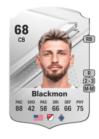 Tristan Blackmon Rare 68 OVR