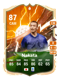 Hidetoshi Nakata UT Heroes 87 OVR
