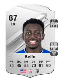George Bello Rare 67 OVR