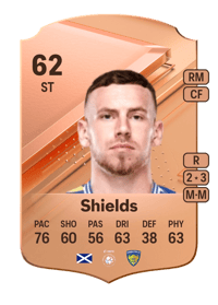 Connor Shields Rare 62 OVR