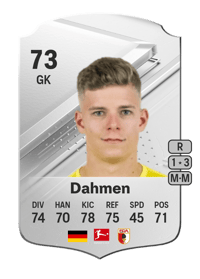 Finn Dahmen Rare 73 OVR