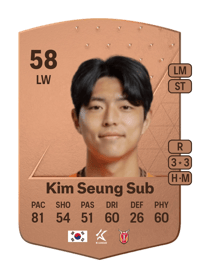 Kim Seung Sub Common 58 OVR