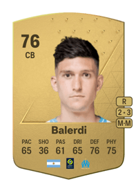 Leonardo Balerdi Common 76 OVR