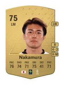 Keito Nakamura Common 75 OVR
