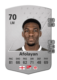 Dapo Afolayan Common 70 OVR