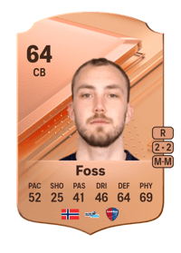 Sander Moen Foss Rare 64 OVR