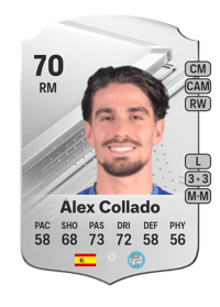 Álex Collado Rare 70 OVR