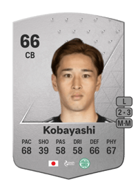Yuki Kobayashi Common 66 OVR