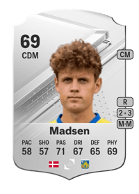 Nicolas Madsen Rare 69 OVR