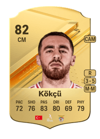 Orkun Kökçü Rare 82 OVR