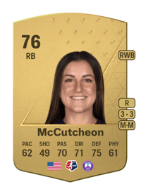 Haley McCutcheon Common 76 OVR