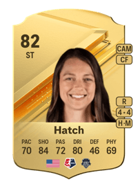 Ashley Hatch Rare 82 OVR
