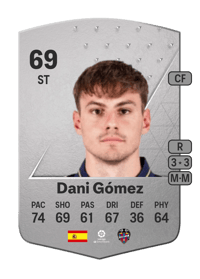 Dani Gómez Common 69 OVR