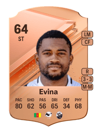 Franck Evina Rare 64 OVR