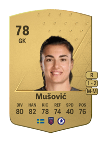 Zećira Mušović Common 78 OVR