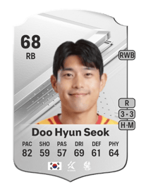 Doo Hyun Seok Rare 68 OVR