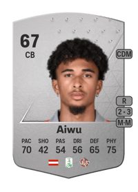 Emanuel Aiwu Common 67 OVR