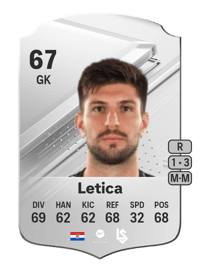 Karlo Letica Rare 67 OVR