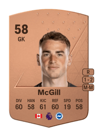 Tom McGill Common 58 OVR