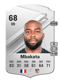 Salem Mbakata Rare 68 OVR