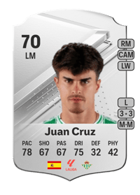 Juan Cruz Rare 70 OVR