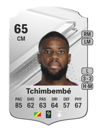 Warren Tchimbembé Rare 65 OVR