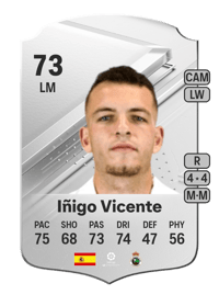 Iñigo Vicente Rare 73 OVR