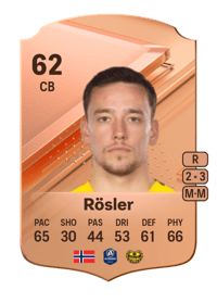 Colin Rösler Rare 62 OVR