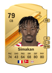 Mohamed Simakan Rare 79 OVR