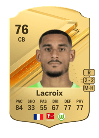 Maxence Lacroix Rare 76 OVR
