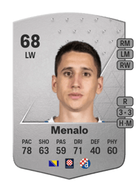 Luka Menalo Common 68 OVR