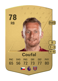 Vladimír Coufal Common 78 OVR